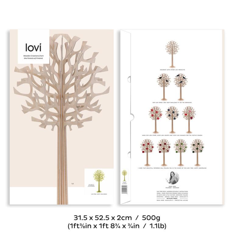 Lovi Tree 55cm pale green package