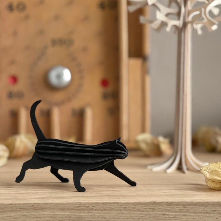 Wooden Lovi Cat on the shelf