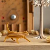 Wooden Cat Figure by Lovi, assemble yourself