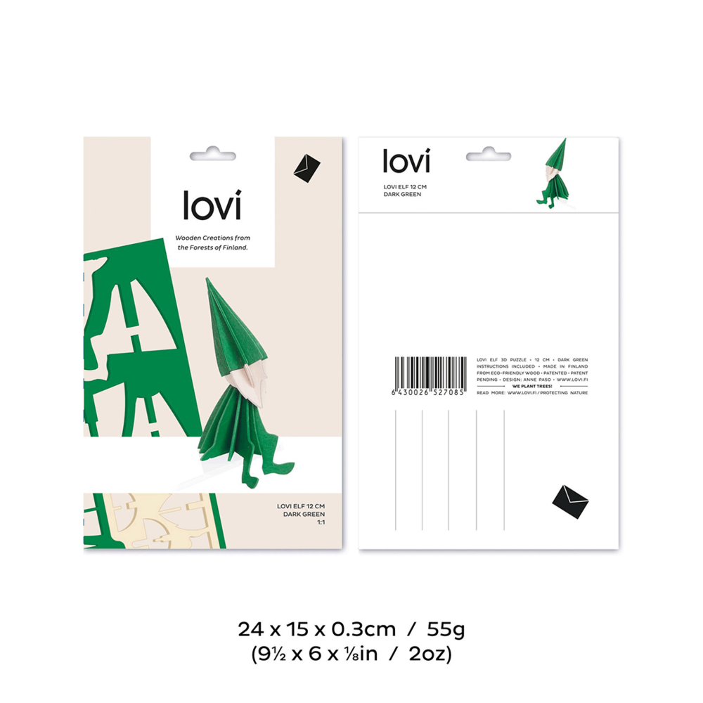 Envelope size Lovi package M

