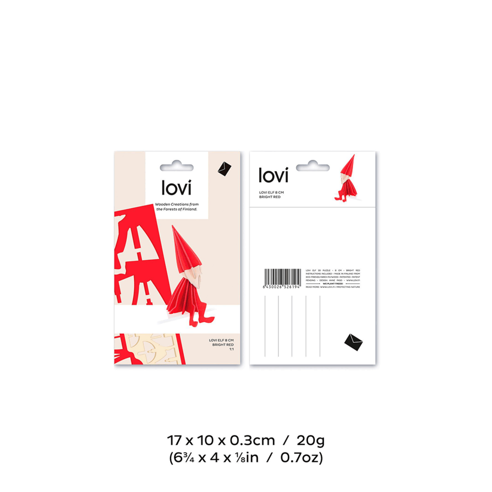 Envelope size Lovi package S
