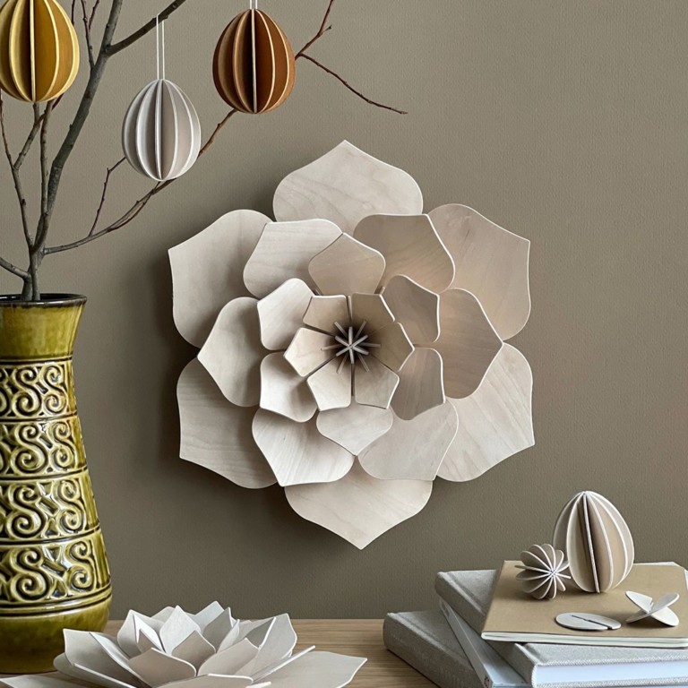 Lovi Decor Flower, wooden wall flower